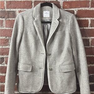 Vineyard Vines Gray Herringbone Blazer